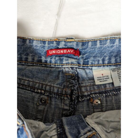 Union Bay Patchwork Jeans Skirt Light wash Sz S See Photos For Measurements - Picture 6 of 13